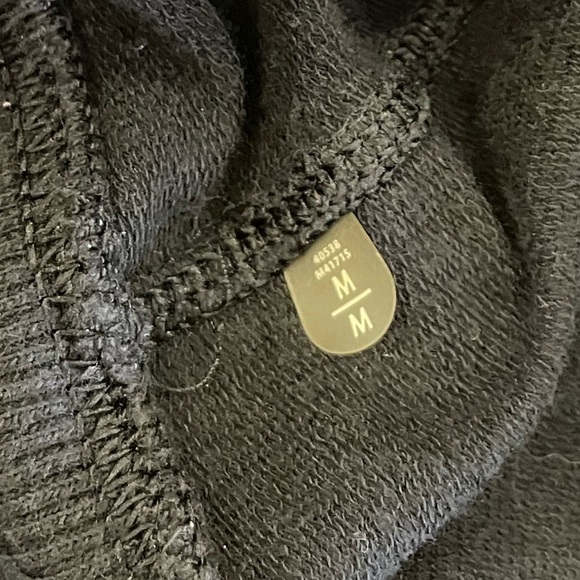 LULULEMON Mens Black Zip Up Jacket with Nylon Hood. Size M - Picture 8 of 11